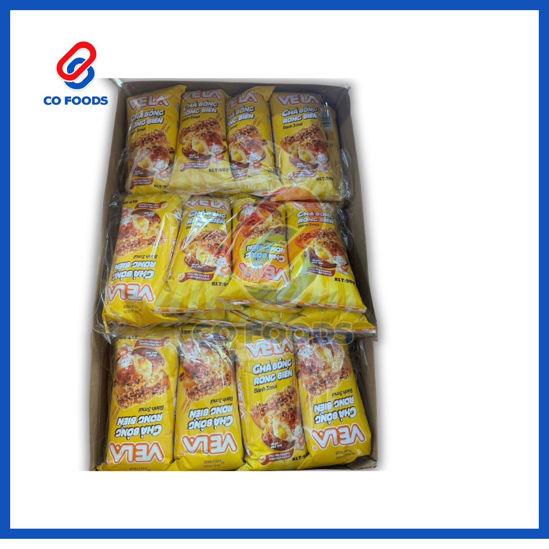 BÁNH BÔNG LAN CHÀ BÔNG RONG BIỂN – KHAY 3 CÁI